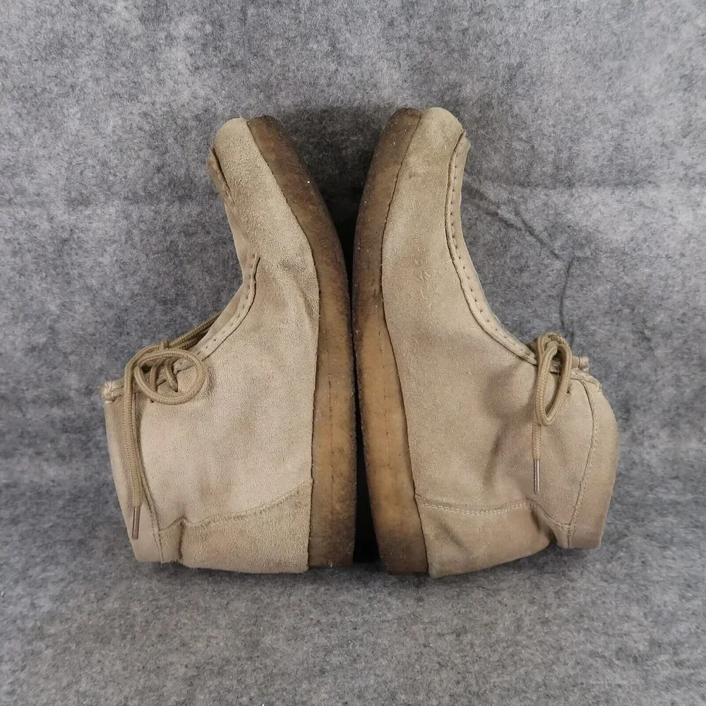Roper Shoes Mens 7.5 Boots Leather Casual Gum Sticker Moc Toe Comfort Western